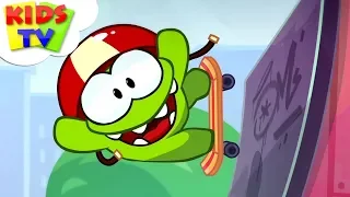 Om Nom Cartoons: Skateboarding | Video Blog | Funny Shows For Children - Kids TV