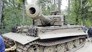 A close up walk around of the Tiger 1 German Tank that was displayed at Militracks.