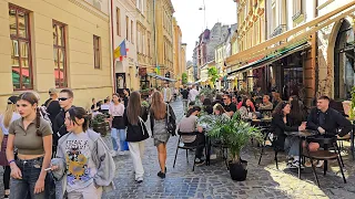 Львів, проспект Свободи, ДЕНЬ МІСТА 28.04.2024. ВЕРБНА НЕДІЛЯ, прогулянка центром міста