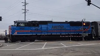 SD70MACH! Metra trains!