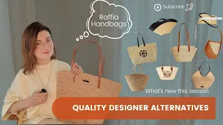 Summer Raffia bags 2024: What's New designer and quality affordable alternatives | Prettite Life