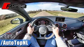 2018 Audi RS3 Sportback 2.5 TFSI Sport Exhaust LOUD! POV Test Drive by AutoTopNL