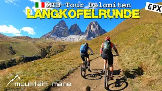 Langkofelrunde | MTB-Tour Dolomiten | Seiser-Alm, Passo Sella