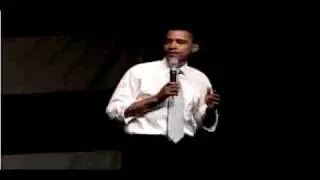 obama explains "fired up + ready to go" (one voice)