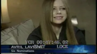 (2003) Avril Lavine interview clip