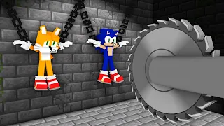 Sonic And Tails - The Wheel of Fortune Sad Ending - FNF Minecraft Animation