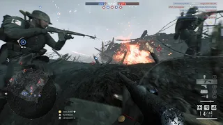 Battlefield 1 RAW Gameplay Medic 22 - Autoloading 8 .25 Extended after so long (60K7D)