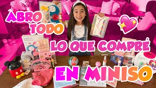 ABRIENDO TODO LO QUE COMPRE EN MINISO / LARA CAMPOS