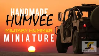 Building MINIATURE കൊല്ലത്തു  നിര്‍മിച്ചകുഞ്ഞ്#HUMVEE#HANDMADE#HUMMER#MINIATURE#HOMEMADE# DIY#