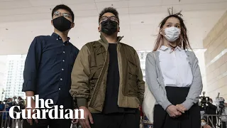 Hong Kong activists face jail after guilty plea