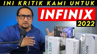 Saran, Kritik & Perkembangan Infinix di Tahun 2022