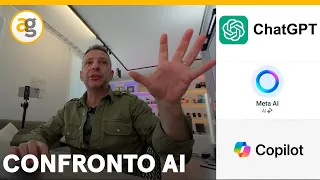 CONFRONTO INTELLIGENZE ARTIFICIALI nuova META AI, CHAT GPT e COPILOT