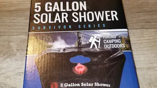 CSS5G 5 GALLON SOLAR SHOWER | Survivor Series by jwsolarusa