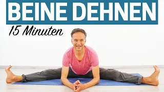 15 Minuten Yoga BEINE DEHNEN (Fokus: Adduktoren Stretch)