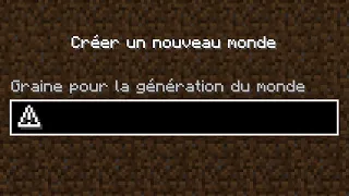 Il se passe quoi si je vais sûr la seed "⚠️" ?