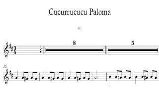 Cucurrucucú Paloma - Play along for trumpet La trompeta tropical
