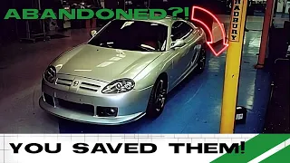 The LOST MG ROVER PROTOTYPE CARS! How YOU Saved Them! - From Abandoned To MUSEUM EXHIBIT! RESTORED!