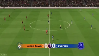 Luton Town V Everton | Premier League EAFC 24 Match Gameplay Prediction