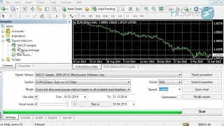 الرد على سؤال عن المستشار الالي Macd Sample