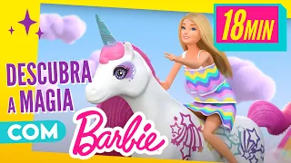 MARATONA AVENTURAS MÁGICAS COM A BARBIE! 🌈💖 ✨| Desenho Da Barbie Em Português