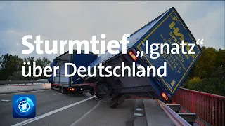 Sturmtief "Ignatz" zieht über Deutschland