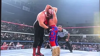 Impressive Delayed Vertical Suplex to the Man they Call Vader from British Bulldog Davey Boy Smith