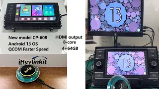 #android13  New carplay box,QCOM Faster Speed , model CP-608 with HDMI output , SIM & TF Card slot