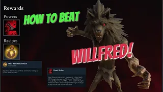 V Rising - How To Beat Willfred The Werewolf Chief and Unlock Heart Strike!