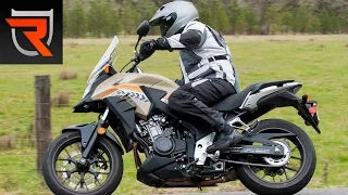 2016 Honda CB500X ABS Motorcycle First Test Review Video | Riders Domain