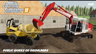 Case Poclain 688 | Public Works | Geiselberg | Farming Simulator 19 | Episode 42