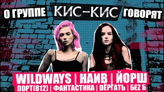 О ГРУППЕ КИС КИС ГОВОРЯТ: WILDWAYS | НАИВ | ЙОРШ | ПОРТ(812) | ФАНТАСТИКА | DЁРГАТЬ и БЕZ Б