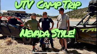 Side X Side Overland Camping Trip In The Beautiful Northern NV Backcountry. #adventure #utv #dog