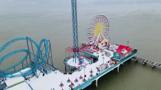 Snow in Texas, Galveston Pleasure pier