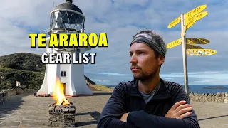 How to pack for Te Araroa | A full gear guide/list