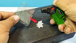 how to make plastic welding gun by lighter! Lighter for welding broken plastics