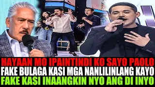 TINIRIS! TITO SOTTO PINAHIYA SI PAOLO CONTIS! SINAGOT BAKIT FAKE BULAGA ANG TAWAG SA KANILA!