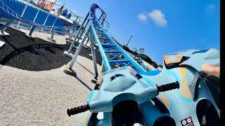 Arctic Rescue AWESOME Launch Roller Coaster 4K POV! | SeaWorld San Diego California [No Copyright]