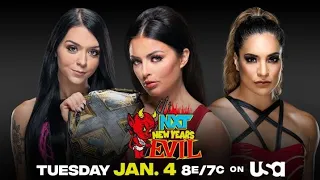 FULL MATCH - Raquel Gonzalez Vs Cora Jade Vs Mandy Rose - Women’s Title - NXT 4 January 2022 WWE2K20