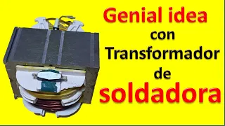 genial idea con transformador de soldadora , no botes tu transformador de soldadora sin ver este vid