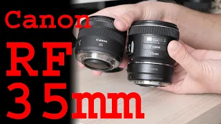 Canon RF 35mm f/1.8 IS STM Macro vs. EF 35mm f/2 IS USM lens review