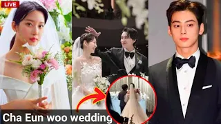 Cha Eun Woo and Moon Ga Young Wedding 2023 in Soeul South Korea