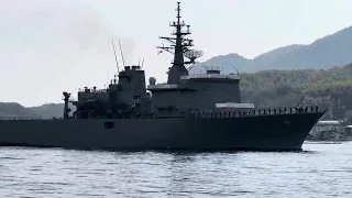 海上自衛隊アルファ　？ブラボー　？幹部候補生江田島出港　2024年ＵＷ