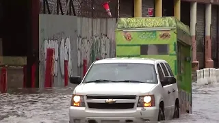 Rare rainfall leads to flooding in New York and New Jersey