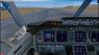 boeing 737 800 landing flight simulator