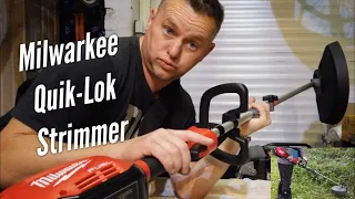 🇬🇧 Milwaukee Strimmer, Quik-Lok System "Unboxing & Review" New 2020 Model Line Trimmer