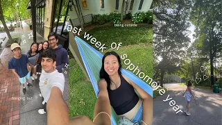 my last week of sophomore year at emory | pickleball, lunches, volleyball, movie nights, birthday