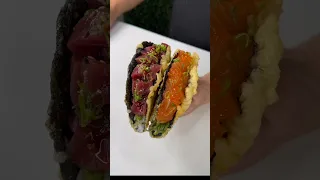 Which of these TASTY SUSHI TACOS would you reach for first?! #shorts #crunchy #asmr