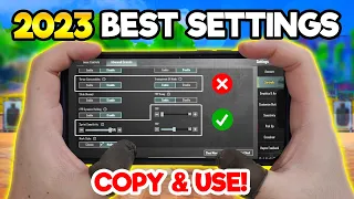 2023 Best Basic & Advanced Settings/Controls | Chinese Pro Tips | PUBG MOBILE