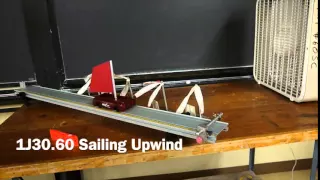 1J30 60 sailing upwind