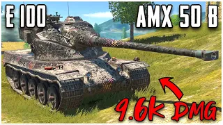 AMX 50 B & E 100 WoT Blitz | Gameplay Episode